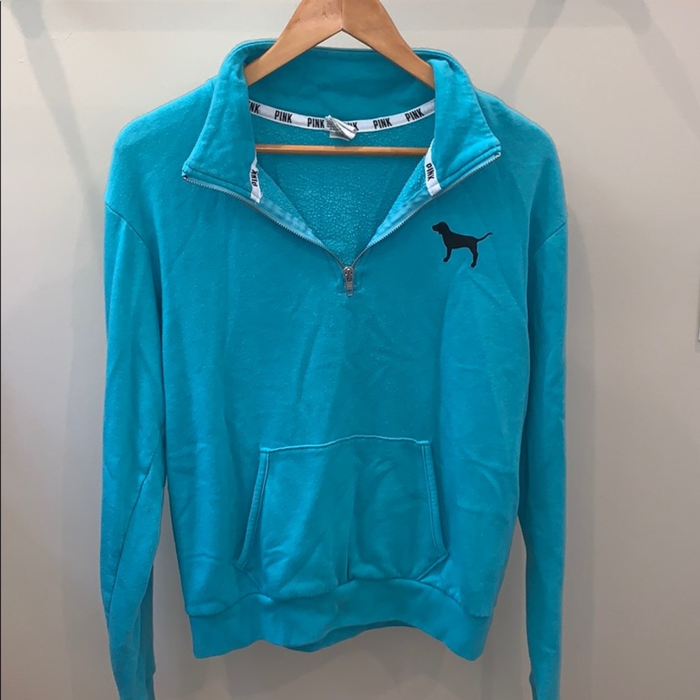 VS pink half zip